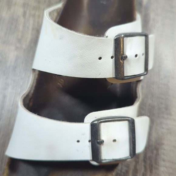 Birkenstock Arizona Birko-Flor White Sandals Women's Size EU 36 US 5 - Picture 12 of 15